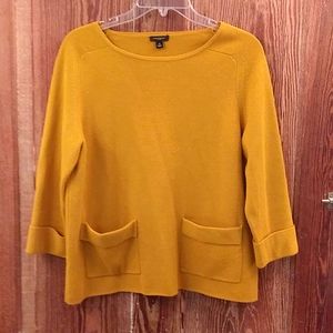 Ann Taylor Sweater Gold M